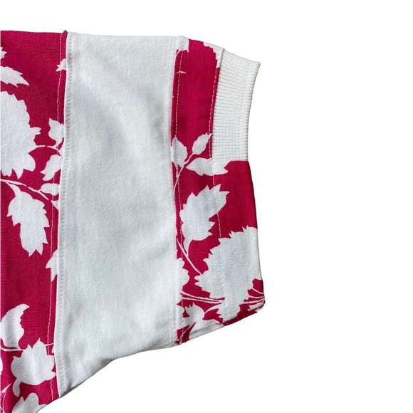 Vintage Deadstock 1990s Stanley Blacker Striped Floral Polo Shirt - Picture 8 of 8